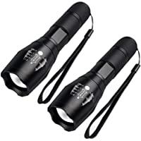 Los mejores  - FAGORY Linterna LED Alta Potencia - Mini Potentes 2000 Lúmenes Antorcha de Mano- 5 Modos- Zoomable- para Ciclismo…